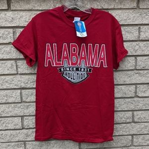 NEW University of Alabama Roll Tide Since 1831 Red Men's T-shirt Small NWT Game